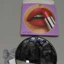 5" 40x Magnifying Makeup Mirror with Suction Cup, Compact Travel Size Vanity Mirror with Ring,40X Powerful+ Magnification Concave Mirror for Detailed Checking, Mid-size Portable Handheld Mirror