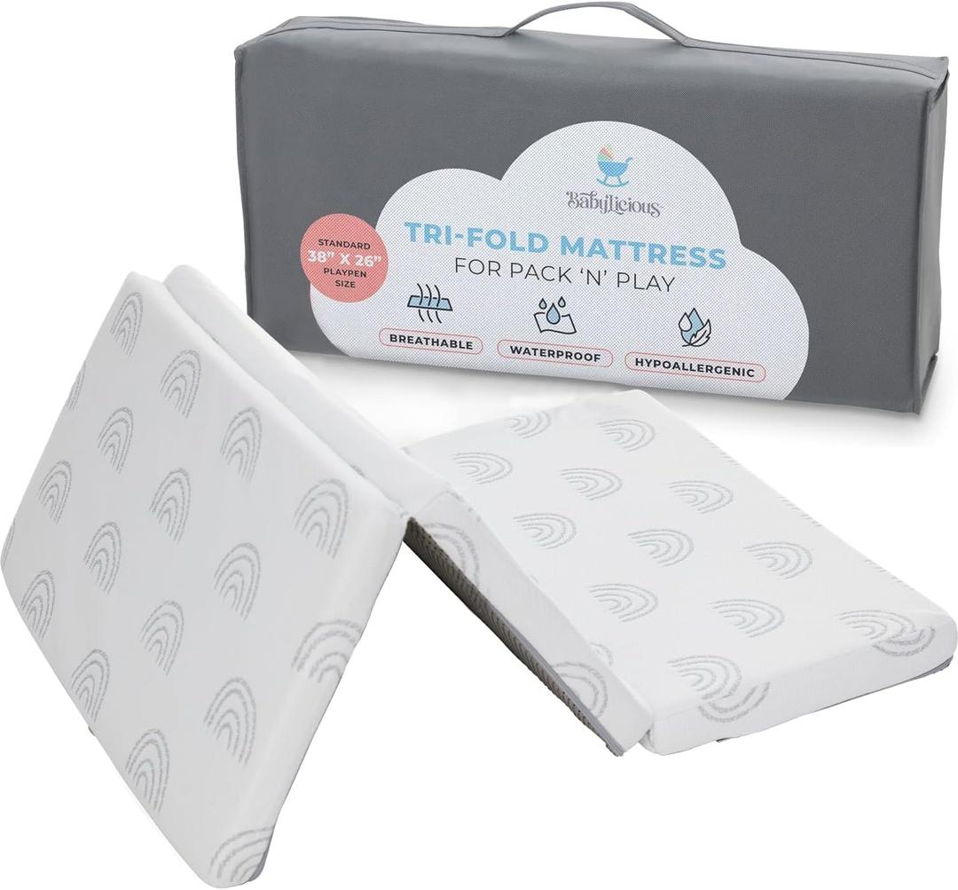 Babylicious Pack & Play Tri Fold Matress Topper