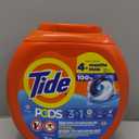 Tide PODS Laundry Detergent Pacs, 3-in-1 Stain Remover, Odor Fighter, Color Protector, 76 Count, HE compatible, Original Scent