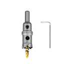 SALI 7/8" (22mm) TCT Hole Saw Kit Tungsten Carbide Tipped Hole Saw Drill Bit with Titanium-Plated Pilot Drill bit for Metal, Stainless Steel, Iron, Wood, Plastic