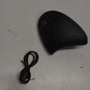 Ergonomic Wireless Rechargeable Mouse, Bluetooth+USB A+Type C(3 in 1) Connection, 5 Levels Up to 4800 DPI, 6 Silent Buttons, 2.4GHz Carpal Tunnel Vertical Mice, for Laptop, Desktop,MacBook-black