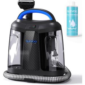 Carpet Cleaner Machine 11Kpa Strong Suction, New 450W Powerful Motor, Portable Upholstery Cleaner with Spot Cleaner, Stain Remover for Pet Accident, Rugs, Carpet and Upholstery Black (AUC003)