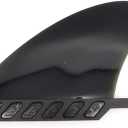 4.6" Soft Surf Fin Orange&Black for Surf Boards, SUP Paddleboards or Water SUP with No Tool fin Screw