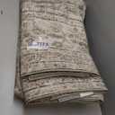 Machine Washable Rugs for Living Room: 9x12 Area Rugs for Bedroom Vintage Stain Resistant Non Slip Low Pile Lightweight Boho Carpet for Kitchen Dining Room Farmhouse Kids Room Nursery (Brown and Grey)