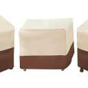 Loriano Patio Furniture Covers Set, 3 Piece Outdoor Furniture Cover Waterproof, 600D Heavy Duty Lawn Furniture Covers Set