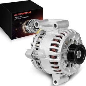 Alternator for:-Mustang Base 4.0L V6 2005 2006 2007 2008, 12V 135Amp, Upgraded New Alternator Replace OE# 4R3T10300AA, 6R3Z10346AARM, 4R3Z10346AA, 40014106, 8437N, 208437