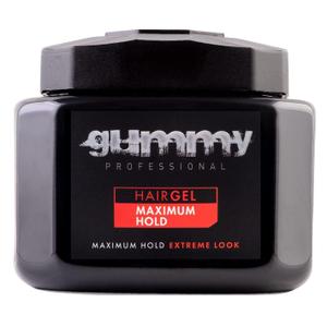 Gummy Hair Gel Maximum Hold Extreme Look 23.5 Ounce (700ml) (Pack of 3)
