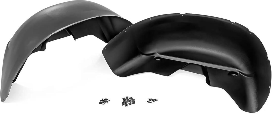Rough Country Rear Wheel Well Liners for Ram 1500/2500/3500 (2010-2026 & Classic) - Heavy-Duty Rear Fender Liners for Mud & Debris Protection, Made in USA