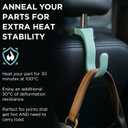 Polymaker HT-PLA-GF Filament 1.75mm White, High Temp PLA for 3D Printing, Heat Resistant to 150C, Easy to Print, Easy to Anneal, Works with Most FDM Printers, 1kg Spool