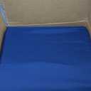 Favoyard Outdoor Seat Cushion Set 24 x 24 Inch Waterproof & Fade Resistant Patio Furniture Cushions with Removable Cover Deep Seat & Back Cushion with Tie Straps for Chair Sofa Couch, Blue 