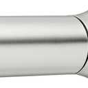 Amazon Basics No Drilling Spring Tension Curtain Rod, Adjustable Length 54-90" Width, Classic Finial, Nickel