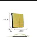 CARORY AF377 Engine Air Filter for Toyota RAV4 Gas (20192025), Camry (20182024), Highlander (20202025), Lexus RX350 (2023-2025), NX350, ES350, OE# 17801-25020, CA112377
