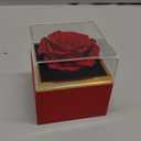 ASELFAD Preserved Flowers Real Red Rose with I Love You Necklace  Eternal Rose Gifts for Her at Valentine's Day, Anniversary or Birthday Gifts for Women