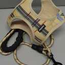 Dog Harness Step-in Breathable Puppy Cat Dog Vest Harnesses for Dogs, Size: Large (Chest 17''-20'', Weight 14-19 lb)