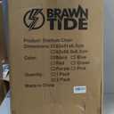 BRAWNTIDE Stadium Seat with Back Support - Comfy Cushion, Thick Padding, 2 Steel Bleacher Hooks, 4 Pockets, 2 Cup Holders, Reclining Back, 2 Pack
