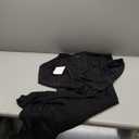 IHOT Women's Glitter Party Dresses Sexy V Neck Long Sleeve Faux Wrap Ruched Bodycon Sparkly Night Club Dress (Black) XL