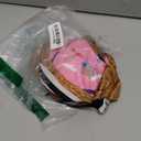 BENCMATE Inflatable Dog Cone Collar Alternative, Soft Dog Cone for Small Medium Large Dogs and Cats, Neck Recovery ECollar Donut Collar After Surgery (Medium, Donut-Strawberry)