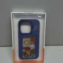 BowyTrading Ink Screen Phone Case DIY NFC Photo Display, Smart Ink Phone Case, Anti Drop TPU Protective Case with Adjustable Aluminum Alloy Lens Support Frame for iPhone 14Plus, Personalized (Blue)