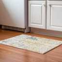 Addison Rugs Mayfield AMF944 Gold 1'8" x 2'6" Indoor Premium Machine Washable Rug, Silky Soft, Easy Clean, Non-Shedding, Bedroom, Living Room, Dining Room, Kitchen, Rug