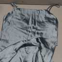 Women's Spaghetti Strap Midi Satin Silk Dresses Slip Cowl Neck Party Cocktail Evening Sexy Dress, Small