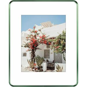 Golden State Art 16x20 Green Aluminum Picture Frame Mat for 11x14