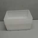 Slatwall Bins 4 Pcs Large Slatwall Organizer for Garage Plastic Slatwall Storage Bins for Storing Garage Accessories Multiple Stackable Slat Wall Tool Organizer for Workshops, Shopping Malls (Clear)