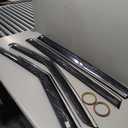 for Kia Carnival 2022-2024 Side Window Wind Deflectors Sun Rain Guard Vent Shade Window Visors Car Accessories 4pcs, As pictures show