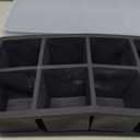 Large Ice Cube Trays for Whiskey: GGOW Big Silicone Ice Cube Trays 2Inch - Huge Square Ice Cubed Tray for Whisky and Cocktail (Black)