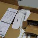 MOUNT PRO Single Monitor Wall Mount for 13 to 32 Inch Computer Screens, Height Adjustable Wall Mount Monitor Arm Holds Up to 19.8lbs, Full Motion Wall Bracket, VESA Mount 75x75, 100x100, White