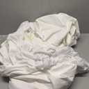 PlushDeluxe Premium Bamboo Mattress Protector – King Size, Waterproof, & Ultra Soft Breathable Noiseless Washable Bed Mattress Cover for Comfort & Protection - White