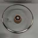 LISOS 2.5 Quart Non-stick Ceramic Sauce Pan with Lid, Small Milk Pots for Cooking with Pour Spout, Aluminum stock Pot Wood Handle for kitchen, PFAS-Free, White