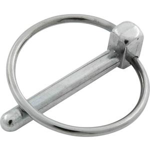 ALL18506-4 Allstar Performance Replacement Hood Pin Clips 1/4" Steel Chrome Set of 4