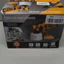 Cordless Paint Sprayer 30000RPM High Speed Electric Spray Paint Gun Easy to Clean for Furniture Cabinets House Painting (Not Include Battery)