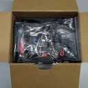 Thermalright Burst Assassin 120 EVO Dark CPU Air Cooler Brushed Black Top, 6 Heat Pipes with PWM Quiet Fan CPU Cooler, for AM4/ AM5/Intel lga1851/1700/1150/1151/1200, Dual PWM Fans PC Cooling