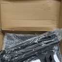 Projector Stand Tripod Adjustable, Laptop Height from 23.5 to 46.5 inches with Gooseneck Phone Holder, Floor for Office, Home, Stage, Studio, DJ Racks Holder Mount, 23.5inch-46.5inch (Black)