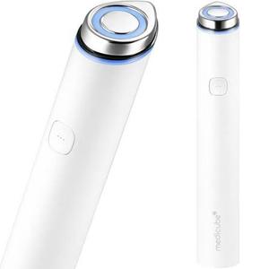 Medicube Booster Pro Mini | Real Glass Glow Beauty Massager | for Clear, Radiant, Firmer-Looking Skin | Korean Skin Care | White
