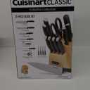 Cuisinart C77SSB-12P Color Pro Collection 12 Piece Knife Block Set, Black