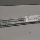 LazBlinds 1" Light Filtering Vinyl Mini Blinds, Grey, 33.5" W x 64" H