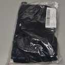 Amoretu Women's Stretchy Ruched Slim Fit Shirt Long Sleeve Going Out Fitted Tops (Black, S)