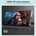 Portable MP4 Video Player, 5 Inch Full Touch HD Screen MP4 Player Recorder with Bluetooths for Android, HiFi Sound Music Player Support FM Radio for Sports Travel