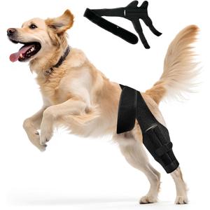 Dog Adjustable Knee ACL Brace,Perfect for Recovery, Prevention, and Comfortable Support of Torn Ligaments, Knee, Hock and Ankle Injuries, for Both Front and Rear Legs(M Size)