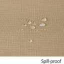 maxmill Slubby Texture Tablecloth Water Resistance Antiwrinkle Spillproof Soft Washable Jacquard Table Cloth for Dining Room, Buffet Banquet Parties Holiday Dinner, Rectangular 60 x 104 Inch, Beige