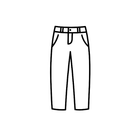 Pants Grey 4 Pockets 38Wx34L