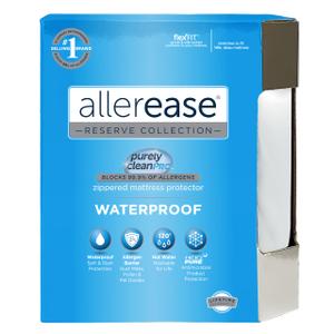 AllerEase Allergy Protection Waterproof Mattress Protector Twin, 12in. Deep