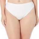 Amazon Essentials Women's Cotton High Leg Breathable Brief Underwear, Multipacks