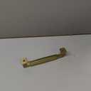 Amerock | Cabinet Pull | Golden Champagne | 5-1/16 inch (128 mm) Center to Center | Stature | 1 Pack | Drawer Pull | Drawer Handle | Cabinet Hardware