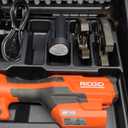 RIDGID 72553 Model RP 115 Mini Press Tool and Battery Kit with 1/2" to 3/4" ProPress Press Tool Jaws, 2V Li/Ion Battery, 12V Charger, and Carrying Case , Red