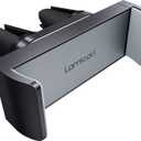 Lamicall Car Cell Phone Mount, Air Vent Clip Holder, Universal Stand Hands Free Cradle Compatible with Phone 12 Mini 11 Pro Xs Xs Max Xr X 8 7 6 6s Plus SE and Other 4.7-6.5'' Smartphones - Gray (NEW Upgraded - Gray)