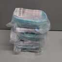 5 x Silicone Self Draining Soap Dish Tray Holder Cute Sea Shell 25Slope for Bar Soap Saver Waterfall Drain Shower Bathroom Sink with Bristles Brush Keep Dry Blue