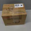 Foil Cupcake Liners with Lids 100Pack,Free-Air 3.5Oz Foil Baking Cups Mini Muffin Liners,Disposable Muffin Tins Muffin Cups,Sturdy Baking Tins Cupcake Wrappers for Individual Bakery,with Spoons-Silver